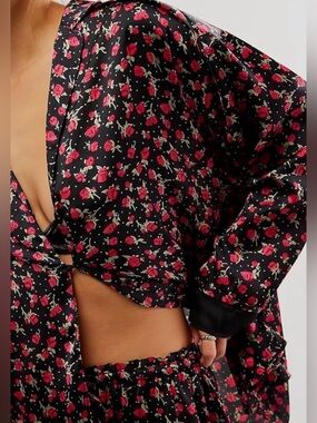 Intimately Free People “Dreamy Days Satin Like Pajama Set Size XS